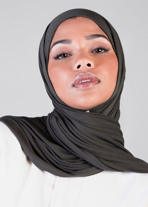Dark Green Premium Jersey Hijab | Premium Jersey Hijabs | Aab Modest Wear