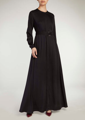 High Slit Maxi Black | Maxi Dresses | Aab Modest Wear