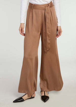 Mid Flare Trousers Camel (Final Sale)