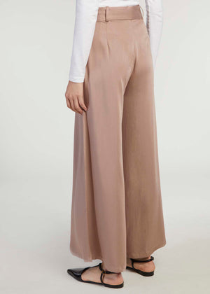 Mid Flare Trousers Nude (Final Sale)