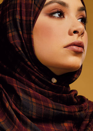 Monochrome Gloss Hijab Magnet - 4 Pack